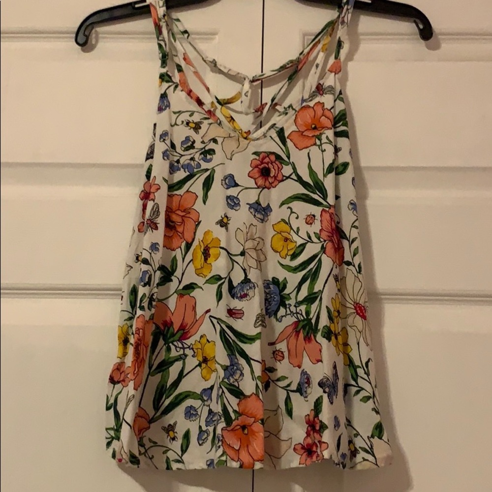 Hollister Floral Strappy Tank